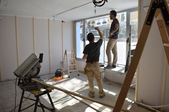 Soundproofing works at the Santa Marta centre 