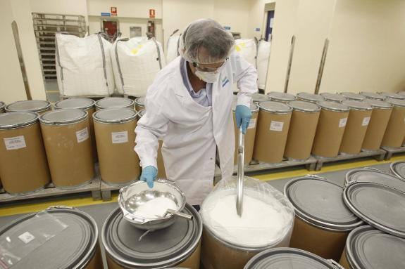 Part of the synthesis process of acetylsalicylic acid.