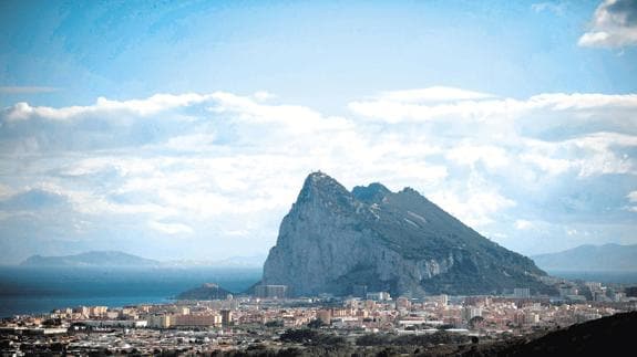 Shot of Gibraltar.