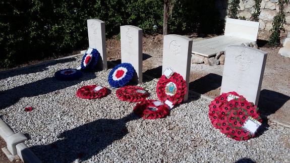 Wreaths will be laid at the War Graves at St George's in Malaga.