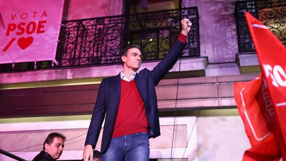 Pedro Sánchez (PSOE), on Sunday night.