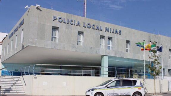Local police headquarters in Mijas.