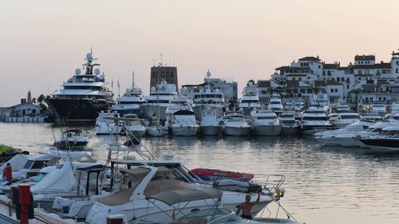 Image of the Marina at Puerto Banús.