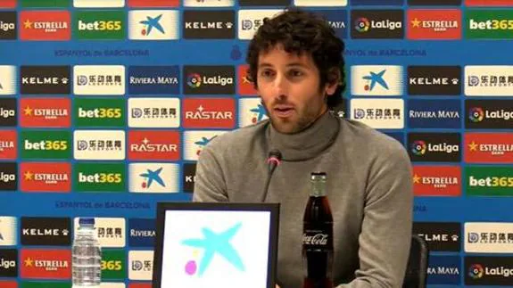 Granero gave a press conference in Barcelona.
