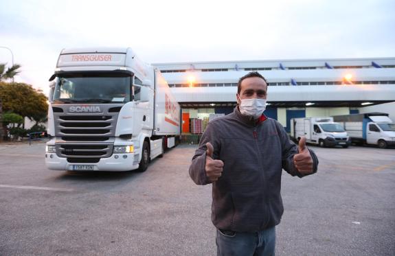 David Lapeira, a lorry driver from Vélez-Málaga..