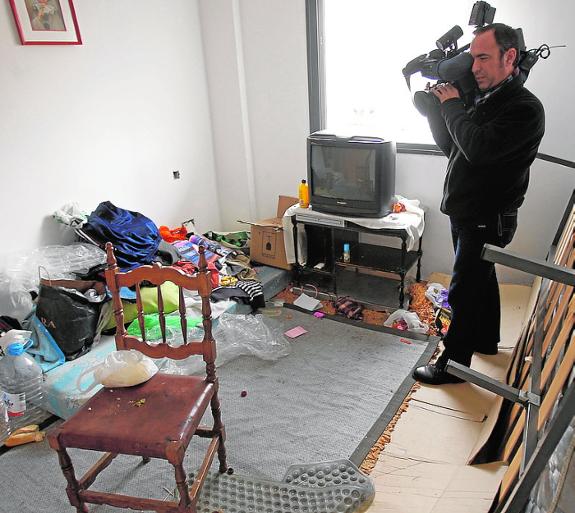 The state an apartment was left in after an eviction. 