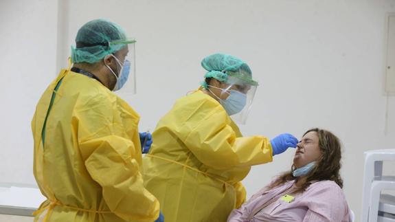 Testing in Villanueva de la Concepción.