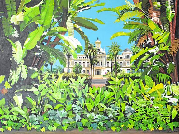 One of Derek Worthington's Malaga Tropical paintings. 