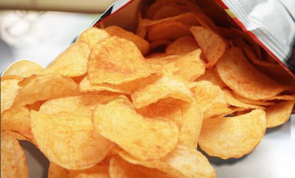 Potato crisps with the flavour of Malaga