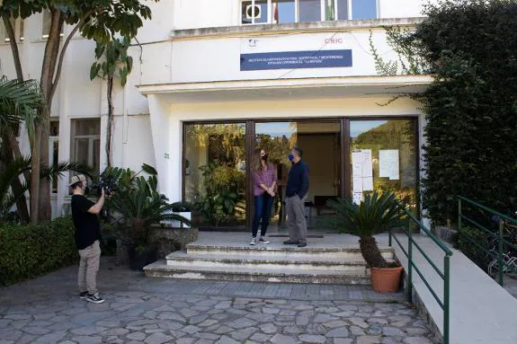 The main entrance to the La Mayora institute in Algarrobo.
