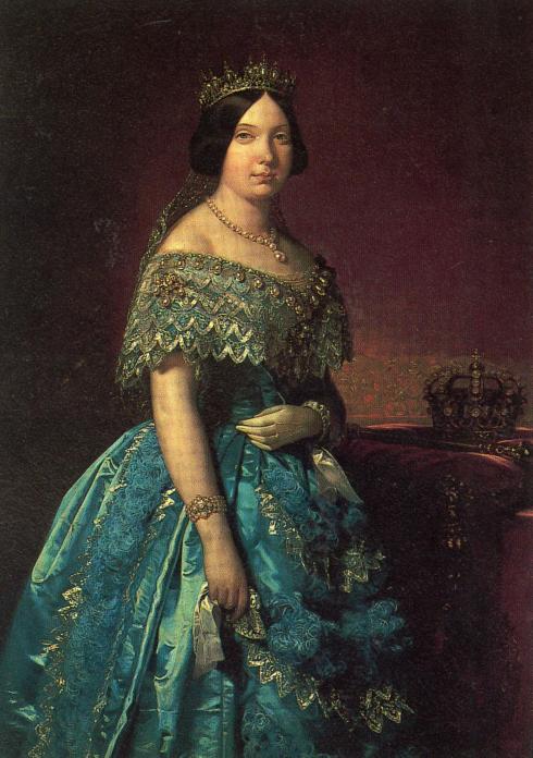 A portrait by F. de Medrazo c. 1850.