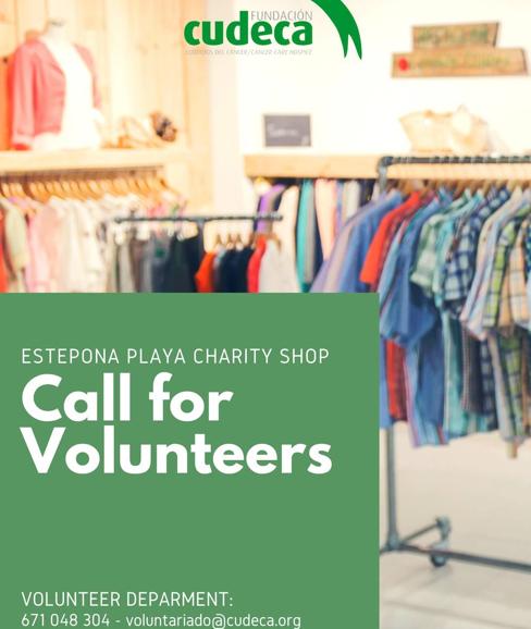 Cudeca calls for volunteers for new shop in Estepona