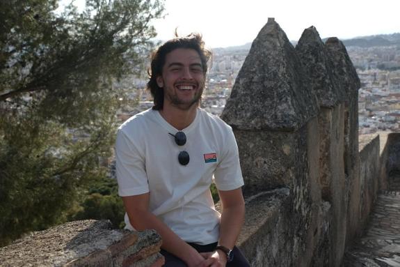 Antoine Garoux's job is based in Berlin, but he works in Malaga.