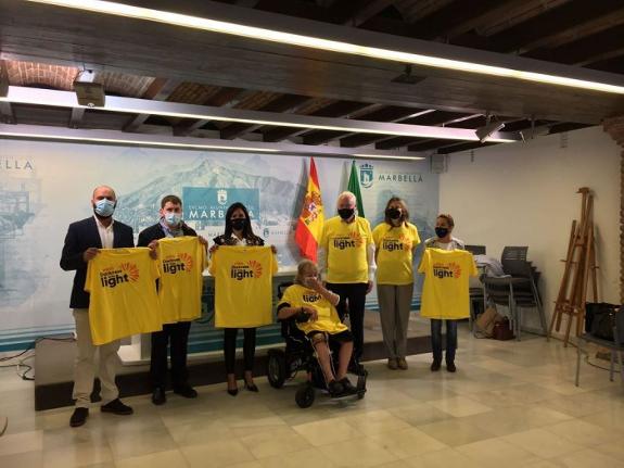 Presentation of Afesol's 'From darkness into light' race last May. 