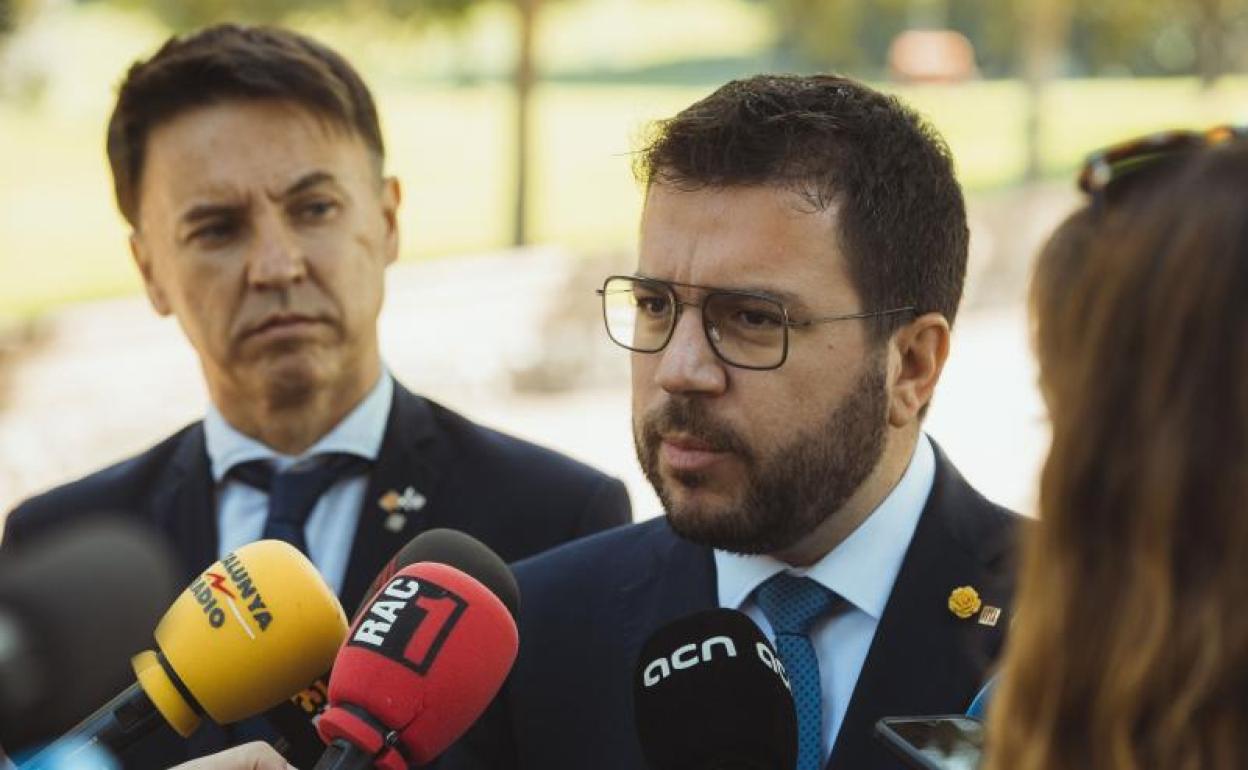 Aragonès celebró desde EEUU las decisiones que aportan un «horizonte de estabilidad».