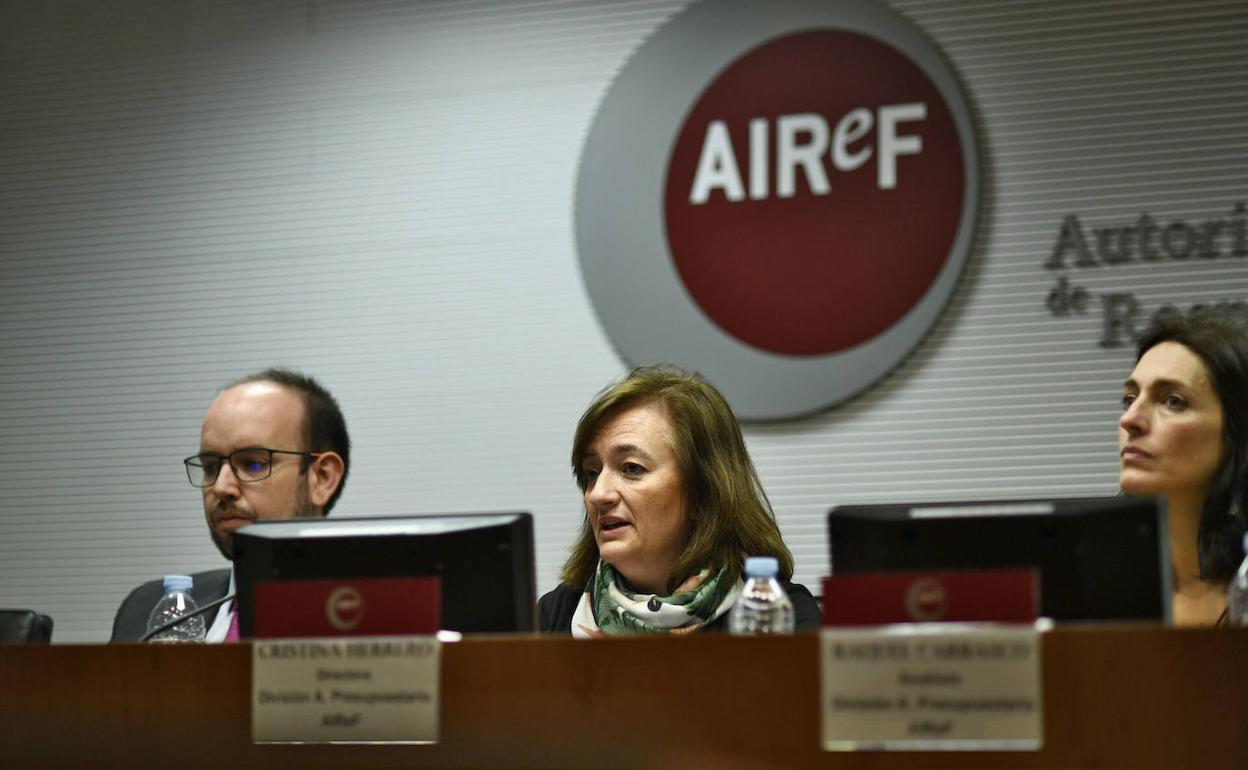 Cristina Herrero, presidenta de la Airef.