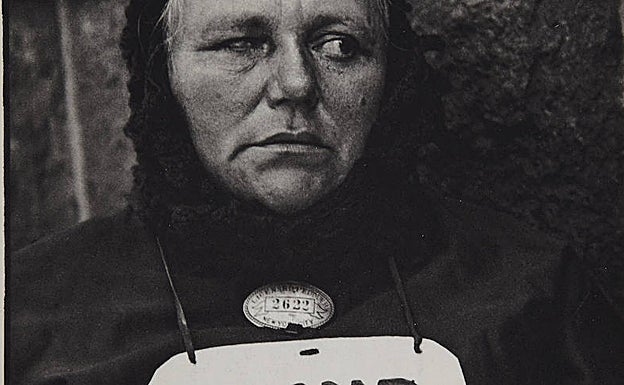 'Mujer ciega', (detalle)1917. Fotograbado sobre papel