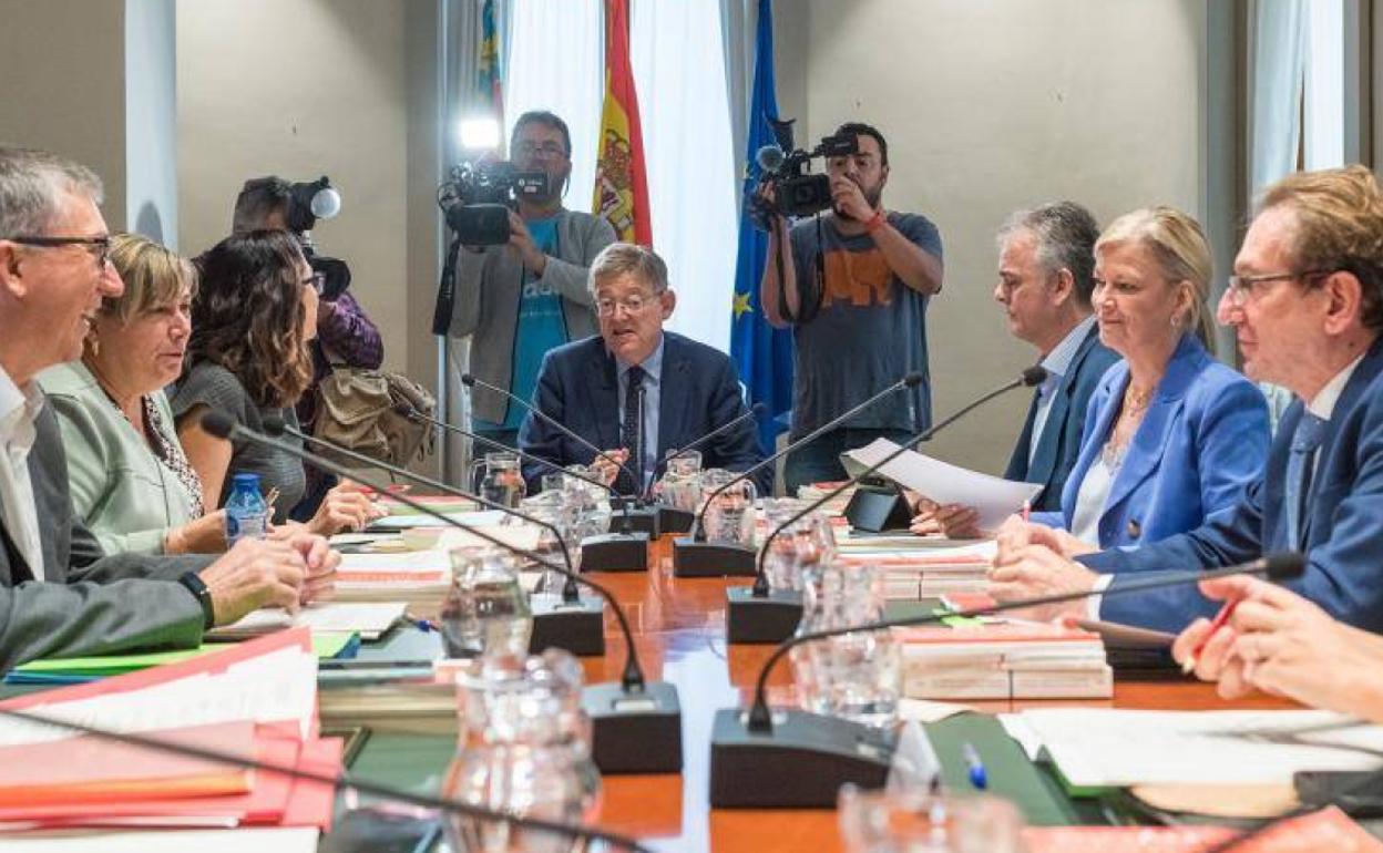 Anterior reunión del Pleno del Consell en Alicante. 