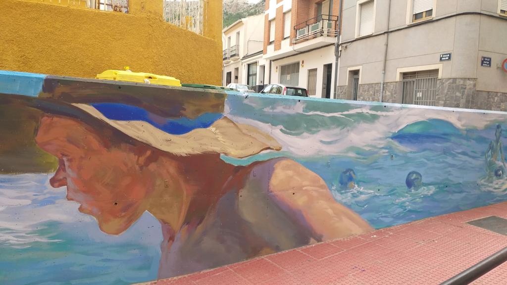 Mural dedicado a Sorolla en Villena