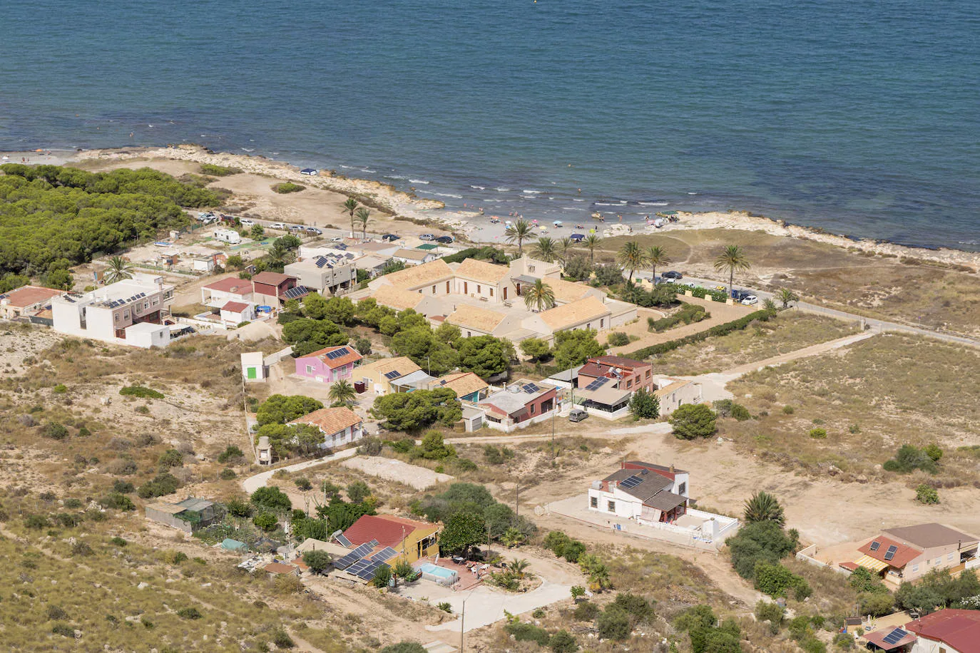 Vista desde el cabo de Santa Pola.