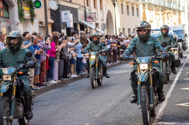 Un guardia civil motorizado en una imagen de archivo. 