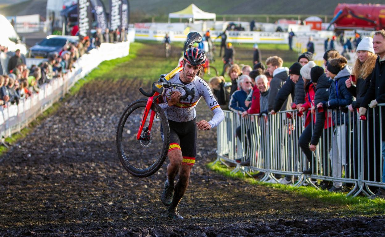 Felipe Orts durante la disputa del campeonato de Europa en Namur