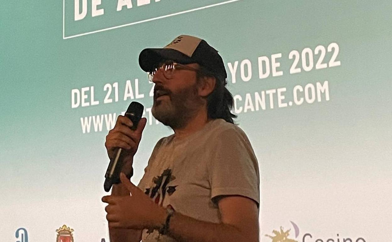 El director Adán Aliaga en el Festival de Cine de Alicante.