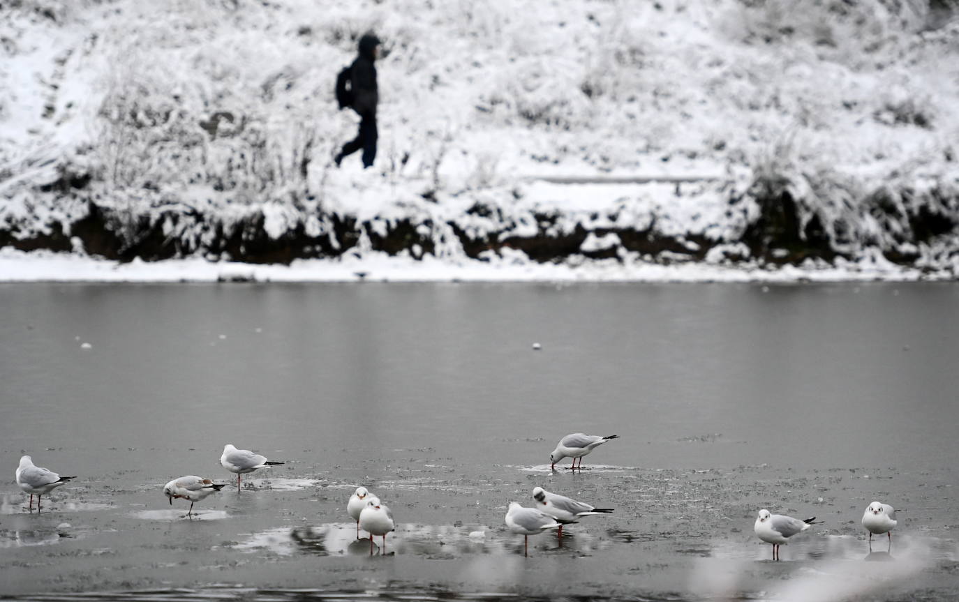 Fotos: Londres se viste de blanco con una gran nevada a pocos días de Navidad