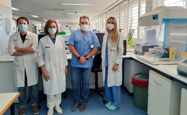 Equipo del Servicio de Análisis Clínicos del Hospital General Universitario Dr. Balmis 
