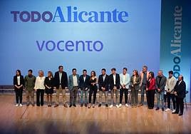 El equipo de TodoAlicante en la presentación del diario digital.