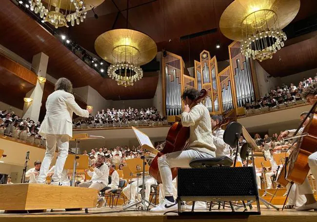 Concierto 'Dreamers in white' en el Auditorio Nacional de Música en Madrid.