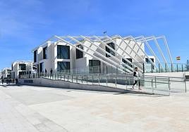 Instalaciones de la Sede 5 del Distrito Digital, en el puerto de Alicante