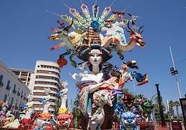 Hoguera Explanada 2022, primer premio de primera categoría.