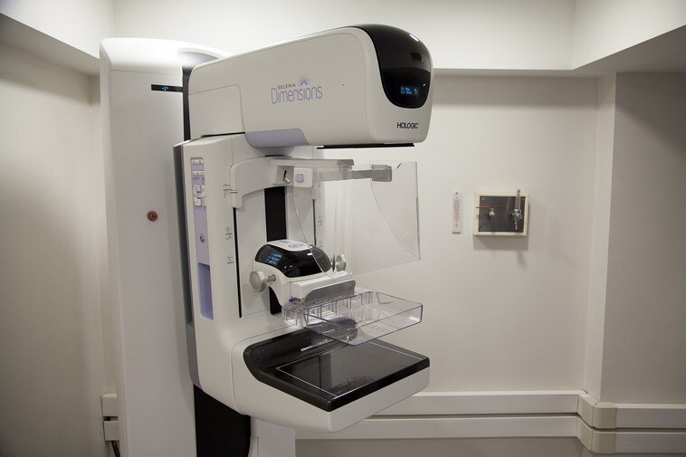 Equipo usado para realizar mamografías.