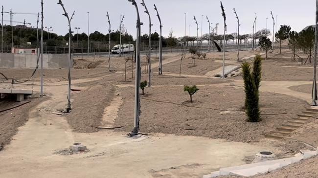 Imagen antes - Así se ve el parque de La Torreta.