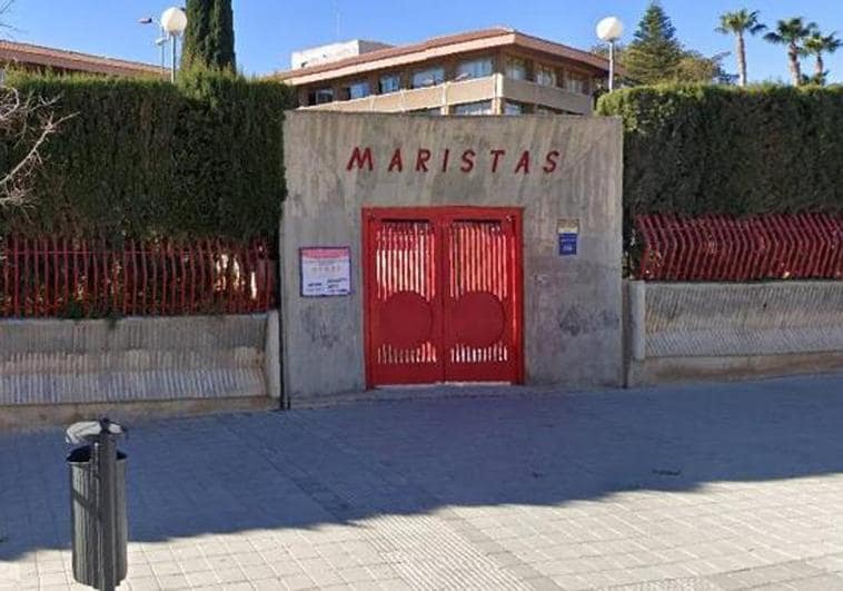 Imagen de archivo de la entrada del colegio Maristas de Alicante