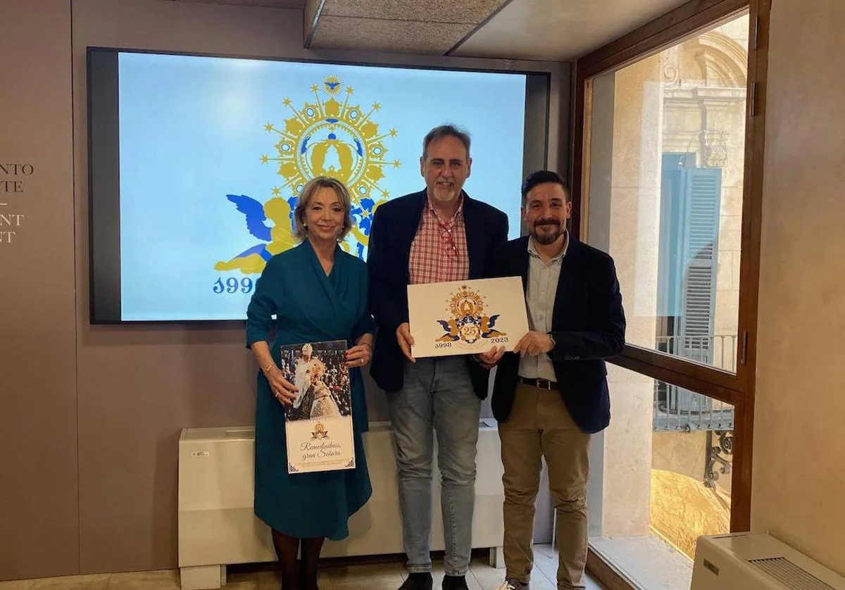 Presentación de la peregrina de la Virgen del Remedio.