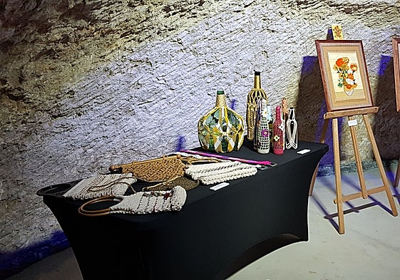 Fragmento de la muestra a Conchi Peña en los Pozos de Garrigós.