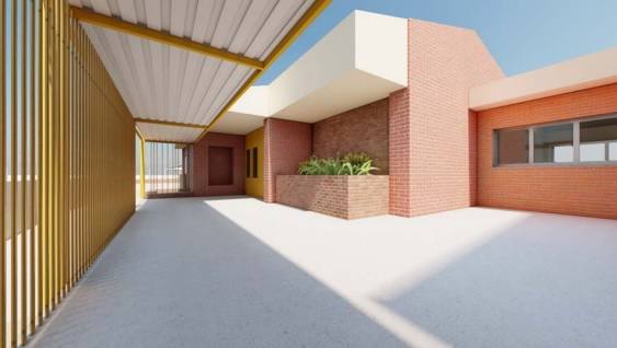 Imagen secundaria 2 - Proyección de las obras de reforma del CEIP La Florida.