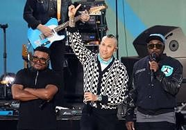 Miembros de Black Eyed Peas.