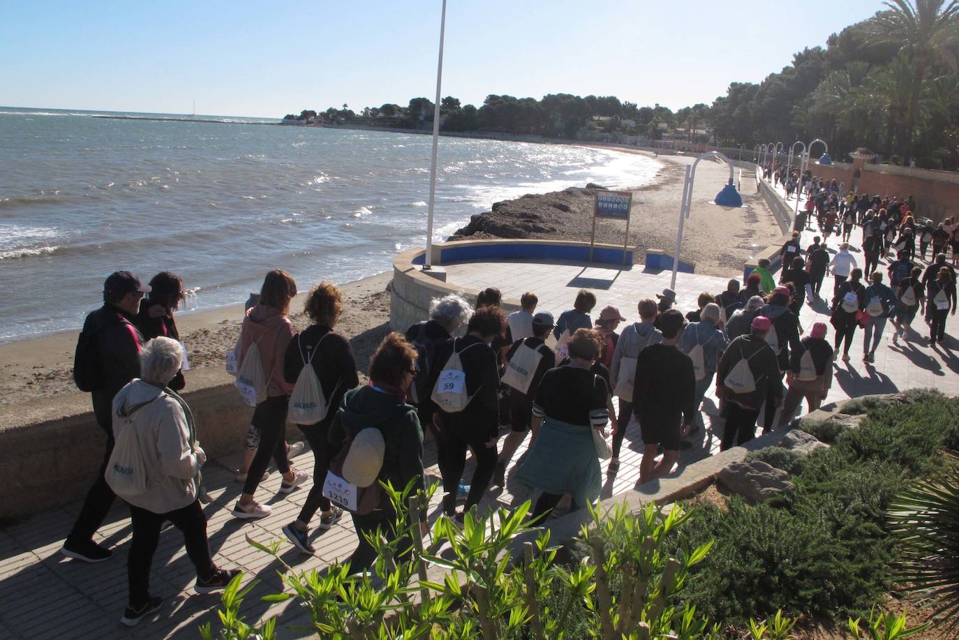 Caminata en Dénia organizada por &#039;Amunt Contra el Cáncer&#039;