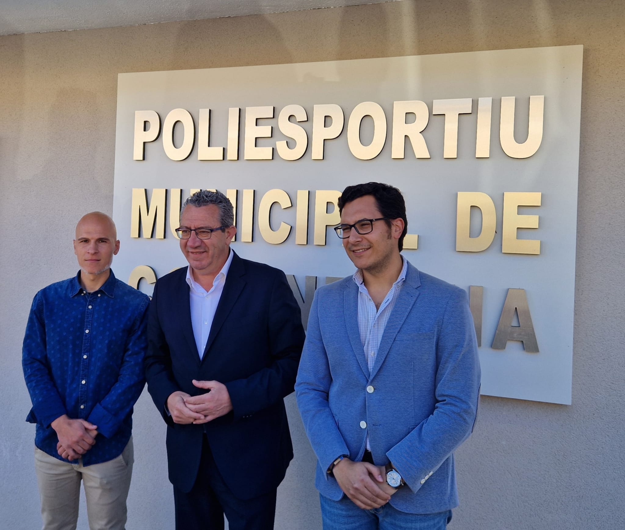 Octavio Cerdá (izquierda) junto al presidente del PP en Alicante(centro) y el alcaldable popular de Cocentaina (derecha)