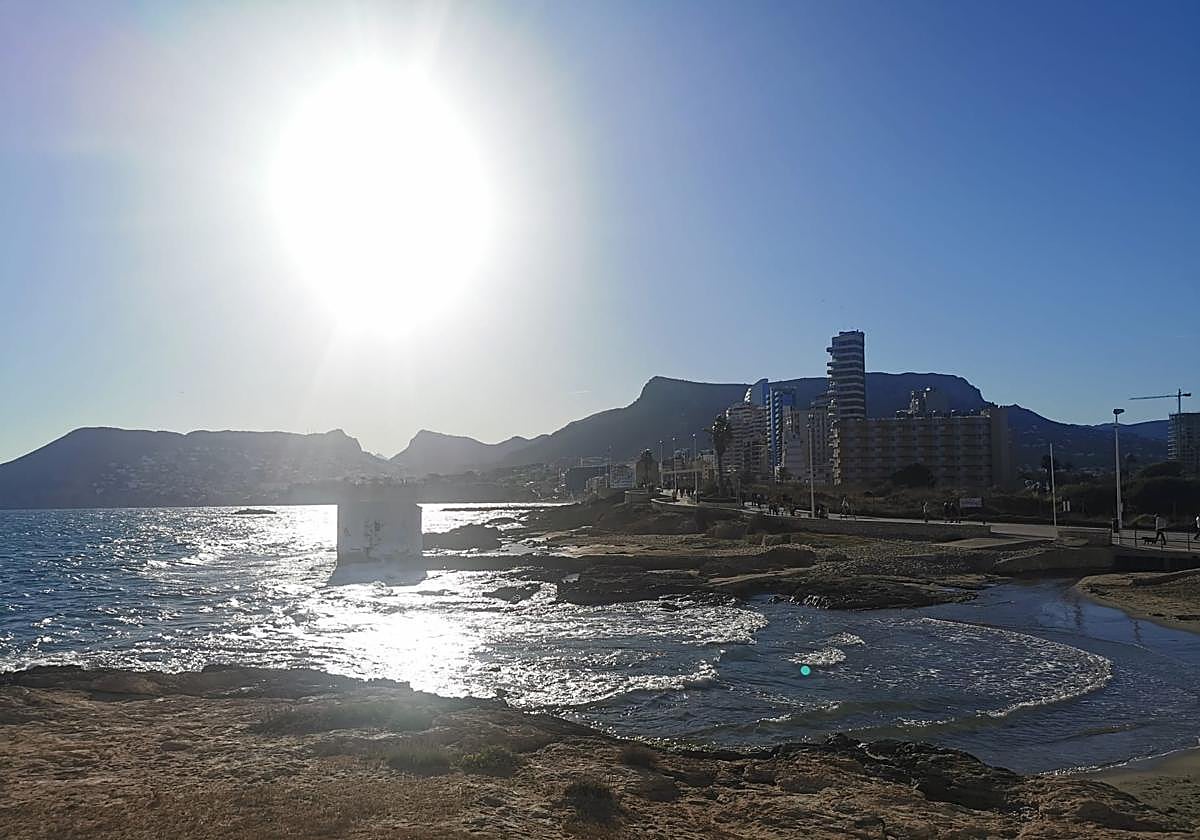 El paseo marítimo de Calpe