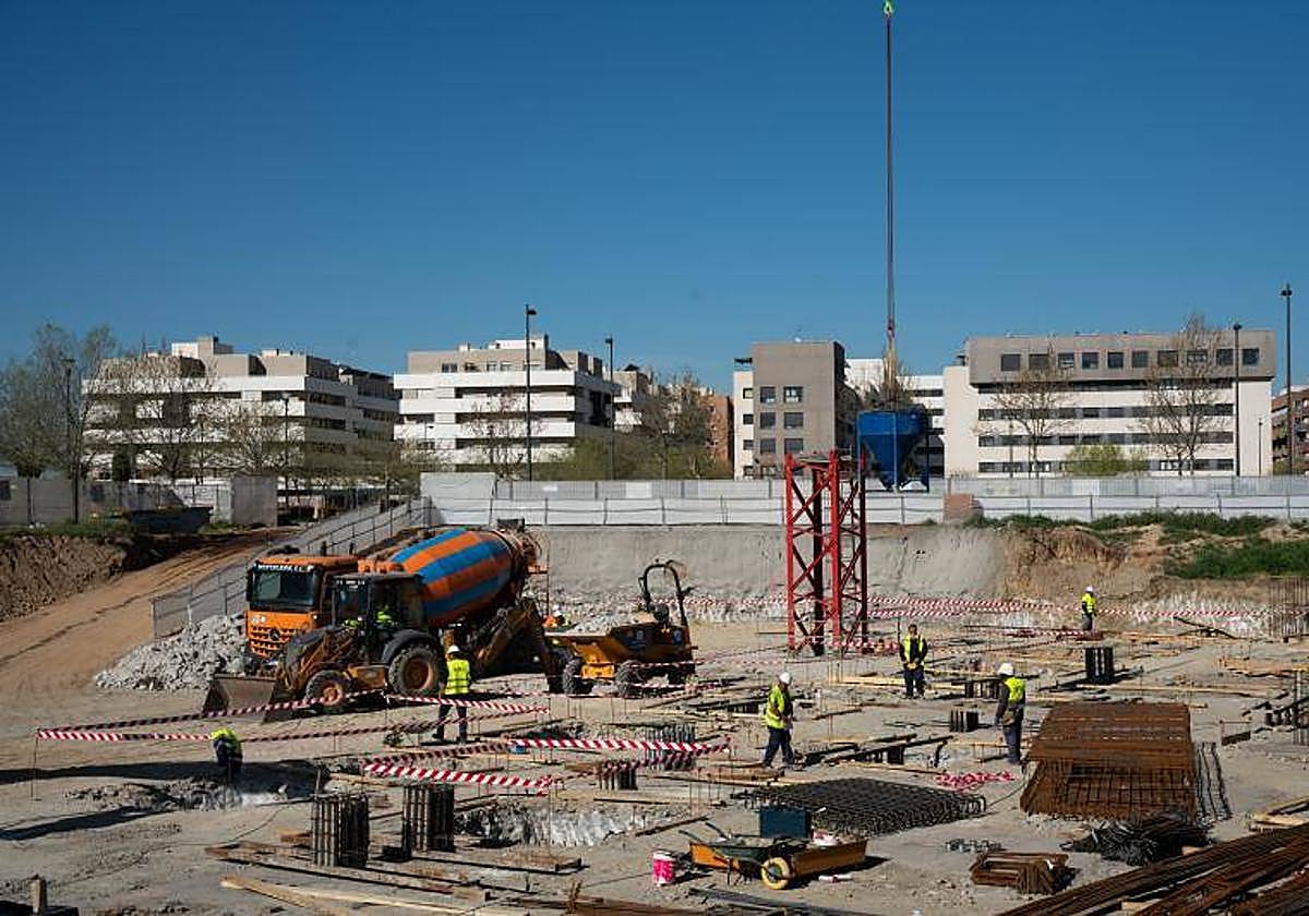 Viviendas en construcción.