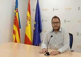 El concejal de Urbanismo de Villena, Javier Martínez.