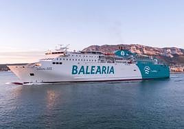 Uno de los ferris de Baleària