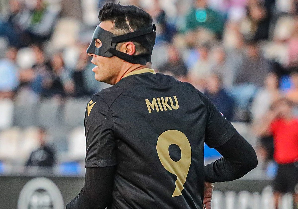 Miku, el pasado sábado en su regreso a la competición