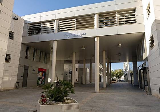 Parte del parque empresarial de Elche.
