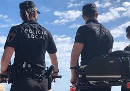 La Policía Local de Elche durante su jornada