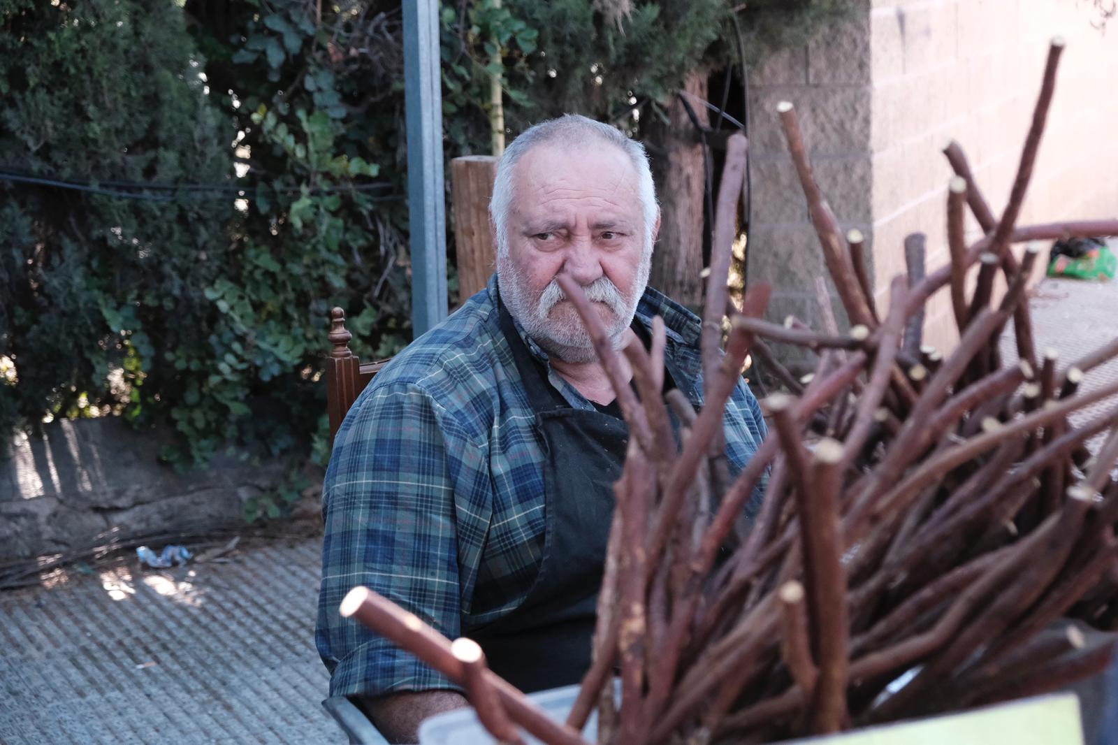 Vendedor de caña de azucar y regaliz